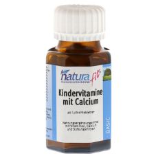 NATURAFIT Kindervitamine m.Calcium Lutschtabletten (PZN 00626811)