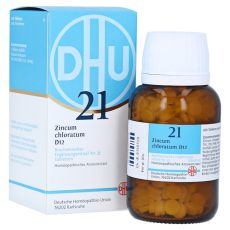 BIOCHEMIE DHU 21 Zincum chloratum D 12 Tabletten (PZN 06584522)