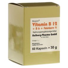 Vitamin B12 + B6 + Folsäure Komplex N Kapseln (PZN 00093071)