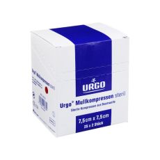 URGO MULLKOMPRESSEN 7,5x7,5 cm steril (PZN 07237857)