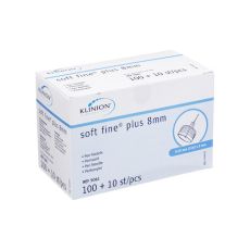 KLINION Soft fine plus Kanülen 8 mm 31 G 0,25 mm +Kanülen-Box (PZN 09166251)