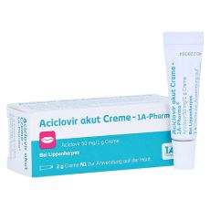 Aciclovir akut Creme-1A Pharma (PZN 01664245)