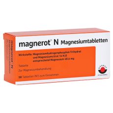 Magnerot N Magnesiumtabletten (PZN 06963337)