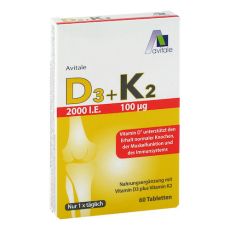 Vitamin D3+K2 2000 I.E. (PZN 15434595)