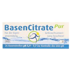 Basencitrate Pur Teststreifen ph 5,9-7,7 (PZN 02067497)