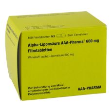 Alpha-Liponsäure AAA-Pharma 600mg (PZN 12415999)