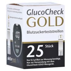 GLUCOCHECK GOLD Blutzuckerteststreifen (PZN 11864956)