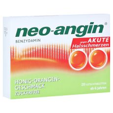 Neo-Angin Benzydamin akute Halsschmerzen Honig-Orange (PZN 11160161)