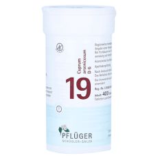BIOCHEMIE Pflüger 19 Cuprum arsenicosum D 6 Tabl. (PZN 06322578)