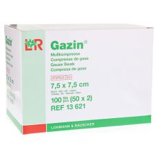 Gazin Mullkompressen 7,5x7,5 cm steril 8fach (PZN 03449054)
