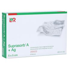 SUPRASORB A+Ag Antimik.Cal.Alginat Kompr.5x5 cm (PZN 07402173)