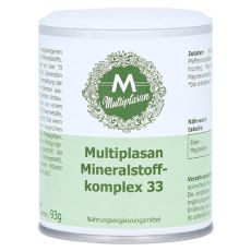 MULTIPLASAN Mineralstoffkomplex 33 Tabletten (PZN 04155490)