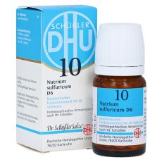 BIOCHEMIE DHU 10 Natrium sulfuricum D 6 Tabletten (PZN 00274654)