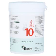 BIOCHEMIE Pflüger 10 Natrium sulfuricum D 6 Tabl. (PZN 06319694)