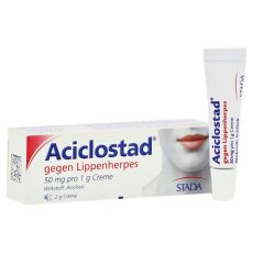 Aciclostad gegen Lippenherpes 50mg pro 1g (PZN 06873114)