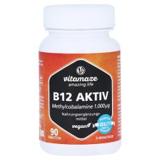B12 AKTIV 1.000 µg vegan Tabletten (PZN 15198887)