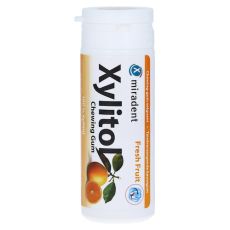 Miradent Zahnpflegekaugummi Xylitol Fresh Fruit (PZN 04323450)