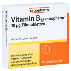 Vitamin B12 ratiopharm 10 µg Filmtabletten (PZN 08735267)