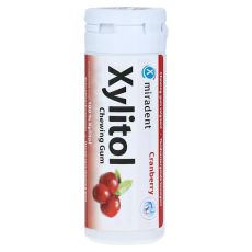 Miradent Zahnpflegekaugummi Xylitol Cranberry (PZN 00453753)