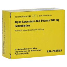 Alpha-Liponsäure AAA-Pharma 600mg (PZN 12415976)