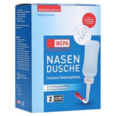 WEPA Nasendusche mit 10x2,95 g Nasenspülsalz (PZN 13712357)