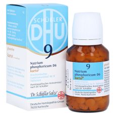 BIOCHEMIE DHU 9 Natrium phosphoricum D 6 Tab.Karto (PZN 06329244)