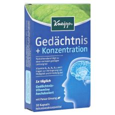 Kneipp Gedächtnis + Konzentration Kapseln (PZN 10032685)