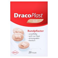 Dracoplast Soft Pflaster 2,2 cm rund hautfarben (PZN 09513563)
