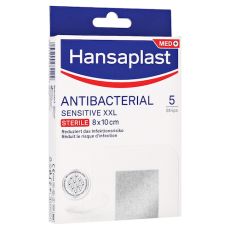 HANSAPLAST Sensitive Wundverband antibakt.8x10 cm (PZN 16760078)