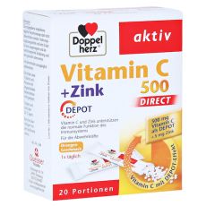 Doppelherz aktiv Vitamin C 500 Direkt + Zink Depot (PZN 11174312)