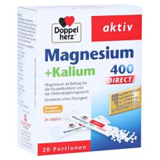 Doppelherz aktiv Magnesium + Kalium 400 Direct (PZN 11101359)