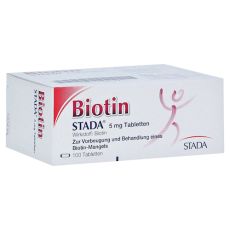 Biotin STADA 5mg (PZN 01328582)