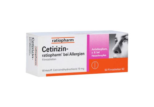 Cetirizin-ratiopharm bei Allergien – PZN 02158159 (PZN 02158159)