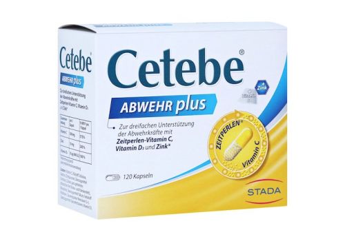 Cetebe Abwehr plus Vitamin C + Vitamin D3 + Zink Kapseln – PZN 02415254 (PZN 02415254)