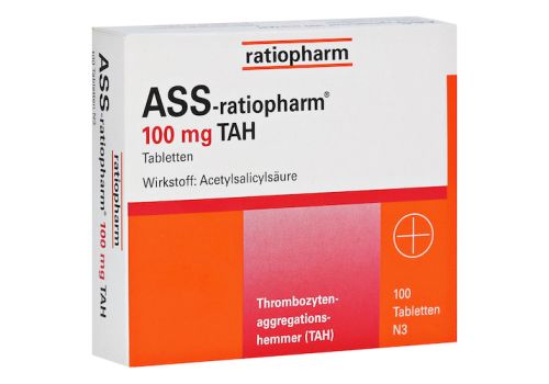 ASS-ratiopharm 100mg TAH – PZN 01343682 (PZN 01343682)