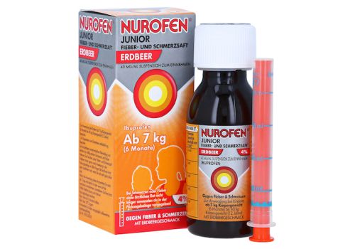 Nurofen Junior Fieber- & Schmerzsaft Erdbeer 40 mg/ml – PZN 07776471 (PZN 07776471)