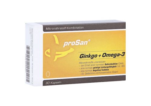 PROSAN Ginkgo+Omega-3 Kapseln – PZN 08846883 (PZN 08846883)