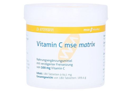 VITAMIN C MSE Matrix Tabletten – PZN 01046599 (PZN 01046599)
