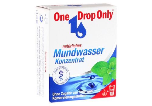 One Drop Only natürliches Mundwasser Konzentrat – PZN 03277742 (PZN 03277742)