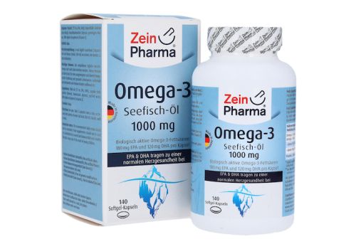 Omega-3 1000 mg Seefischöl Softgelkapsel hochdosiert – PZN 13721801 (PZN 13721801)