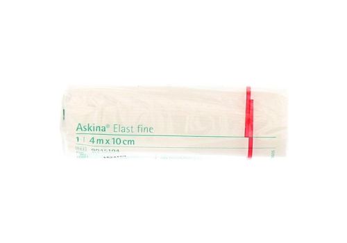 ASKINA Elast Fine Binde 10 cmx4 m cellophaniert – PZN 06338616 (PZN 06338616)
