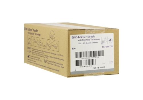 BD ECLIPSE Sicherheitsinjekt.Kanüle 27 G 1/2 – PZN 05012031 (PZN 05012031)