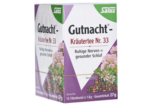 GUTNACHT Kräutertee Nr.33 Salus Filterbeutel – PZN 00249828 (PZN 00249828)