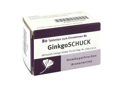 GINKGOSCHUCK Tabletten – PZN 04761440 (PZN 04761440)