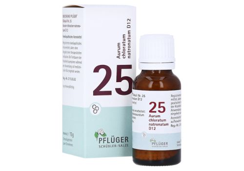 BIOCHEMIE Pflüger 25 Aurum chlorat.natron.D 12 Gl. – PZN 17278403 (PZN 17278403)