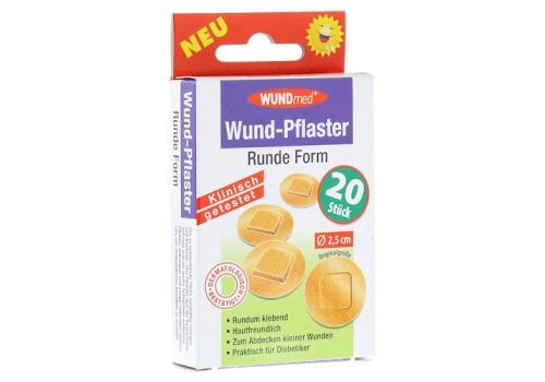 WUNDPFLASTER 2,5 cm rund – PZN 09229655 (PZN 09229655)
