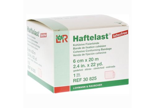 HAFTELAST Fixierb.kohäs.latexfrei 6 cmx20 m creme – PZN 08817203 (PZN 08817203)