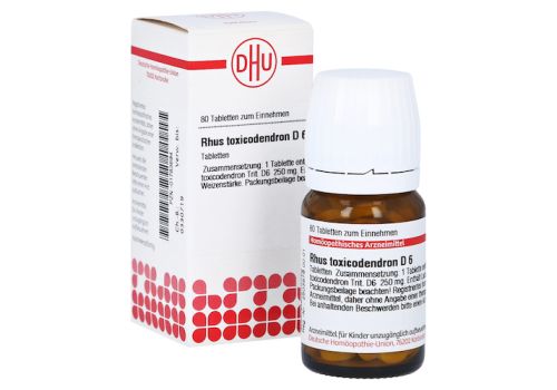 RHUS TOXICODENDRON D 6 Tabletten – PZN 01783694 (PZN 01783694)