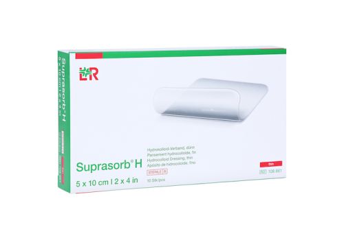 SUPRASORB H Hydrokoll.Verb.dünn 5x10 cm – PZN 15563335 (PZN 15563335)