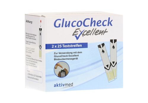 GLUCOCHECK Excellent Teststreifen – PZN 09265556 (PZN 09265556)